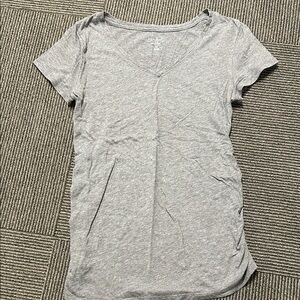 Isabel Maternity by Ingrid & Isabel Gray V-Neck Tee